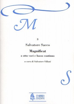Sacco, Salvatore : Magnificat for 8 Voices (SATB-SATB) and Continuo [Score]
