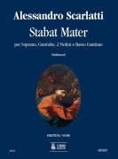 Scarlatti, Alessandro : Stabat Mater for Soprano, Contralto, 2 Violins and Continuo [Score]