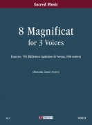 Anonymouses : 8 Magnificat for 3 voices (ms. 759, Biblioteca Capitolare di Verona, 15th century) [Score]