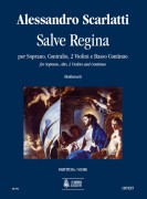 Scarlatti, Alessandro : Salve Regina for Soprano, Alto, 2 Violins and Continuo [Score]