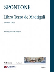 Spontone, Bartolomeo : Libro Terzo de Madrigali (Venezia 1583)