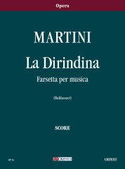 Martini, Giovanni Battista : La Dirindina. Farsetta per musica [Score]
