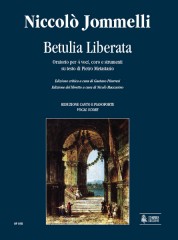 Jommelli, Niccolò : Betulia Liberata. Oratorio for 4 Voices, Choir and Instruments. Text by Pietro Metastasio [Vocal Score]