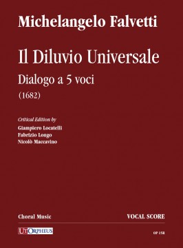 Falvetti, Michelangelo : Il Diluvio Universale. Dialogo a 5 voci (1682) [Vocal Score]
