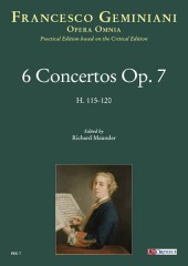 Geminiani, Francesco : 6 Concerti Op. 7 (H. 115-120) [Partitura tascabile]