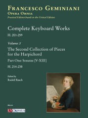 Geminiani, Francesco : The Second Collection of Pieces for the Harpichord. Part 1: Sonatas [V-XIII] (H. 214-238)