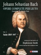 Bach, Johann Sebastian : Suite BWV 997 for Baroque Lute