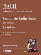 Bach, Johann Sebastian : Suites per Violoncello (BWV 1007-1012) trascritte per Arciliuto (intavolatura e notazione moderna)