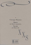Manzino, Giuseppe : Works for Flute and Piano. “Nuvole” for Flute Solo