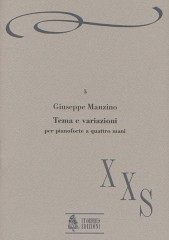 Manzino, Giuseppe : Tema e Variazioni per Pianoforte a 4 mani (1983)