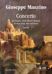 Manzino, Giuseppe : Concerto for Organ, Strings, Brass and Timpani (1985-86) [Score]