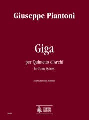 Piantoni, Giuseppe : Giga for String Quintet