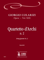 Colarizi, Giorgio : String Quartet No. 2 Colarizi, Giorgio : String Quartet No. 2