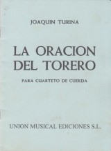 Turina, Joaquín : La oracion del torero, per quartetto d’archi. Partitura tascabile
