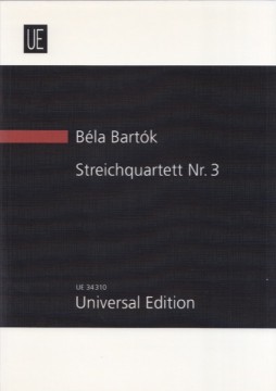 Bartók, Béla : Quartetto d’archi nr. 3. Partitura tascabile
