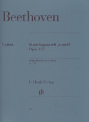 Beethoven, Ludwig van : Quartetto d’Archi op. 132, set parti. Urtext