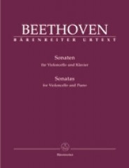 Beethoven, Ludwig van : Complete Sonatas for Violoncello and Piano. Urtext