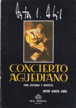García Abril, A. : Concierto aguediano per Chitarra e Orchestra. Partitura tascabile