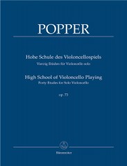 Popper, David : 40 Etudes op. 73, for solo Cello