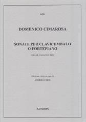 Cimarosa, Domenico : Sonate per Clavicembalo o Fortepiano, vol. I: I-XLIV Cimarosa, Domenico : Sonate per Clavicembalo o Fortepiano, vol. I: I-XLIV