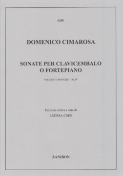 Cimarosa, Domenico : Sonate per Clavicembalo o Fortepiano, vol. I: I-XLIV
