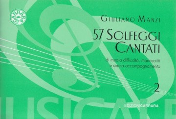Manzi, Giuliano : 57 Solfeggi cantati, fascicolo II