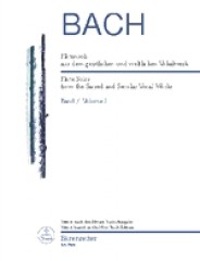 Bach, Johann Sebastian : Flute Solos from Sacred and Secular Vocal Works, vol. 2
