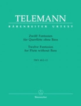 Telemann, Georg Philipp : Fantasie per Flauto traverso solo. Urtext