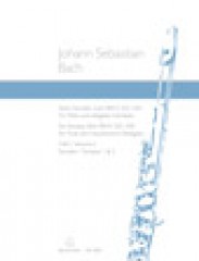Bach, Johann Sebastian : 6 Sonate per Flauto e Cembalo obbligato, vol. 1:  BWV 525, 526