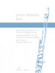 Bach, Johann Sebastian : 6 Sonate per Flauto e Cembalo obbligato, vol. 2: BWV 527, 528