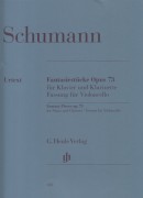 Schumann, Robert : Pezzi Fantastici op. 73, per Violoncello e Pianoforte. Urtext