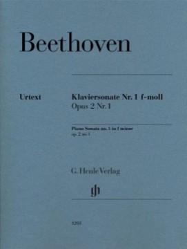 Beethoven, Ludwig van : Sonata op. 2 n. 1, per Pianoforte. Urtext