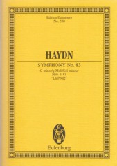 Haydn, Franz Josef : Sinfonia nr. 83. Partitura tascabile