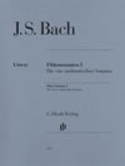 Bach, Johann Sebastian : Flute Sonatas, vol. I: The Four Authentic Sonatas. Urtext