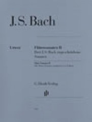 Bach, Johann Sebastian : Flute Sonatas, vol. II: The Three Sonatas attributed to J.S. Bach. Urtext
