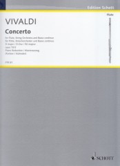 Vivaldi, Antonio : Concerto per Flauto, Archi e Basso Continuo op. 10, n. 3 Il Cardellino, riduzione per Flauto e Pianoforte