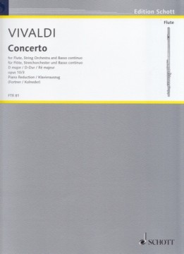 Vivaldi, Antonio : Concerto per Flauto, Archi e Basso Continuo op. 10, n. 3 Il Cardellino, riduzione per Flauto e Pianoforte Vivaldi, Antonio : Concerto per Flauto, Archi e Basso Continuo op. 10, n. 3 Il Cardellino, riduzione per Flauto e Pianoforte