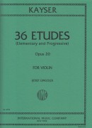 Kayser, H.E. : 36 Studi op. 20, per Violino