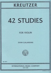 Kreutzer, Rudolphe : 42 Studi per Violino