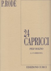 Rode, Jacques Pierre Joseph : 24 Capricci per Violino