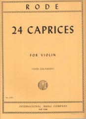 Rode, Jacques Pierre Joseph : 24 Capricci per Violino