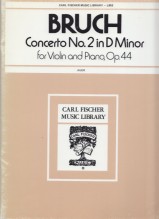 Bruch, Max : Concerto n. 2 op. 44, riduzione per Violino e Pianoforte