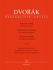 Dvorák, Antonín : Concerto in la minore op. 53, per Violino e Pianoforte. Urtext