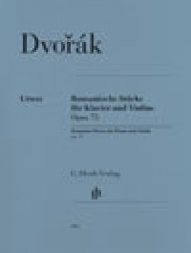 Dvorák, Antonín : Romantische Stucke op. 75, per Violino e Pianoforte. Urtext