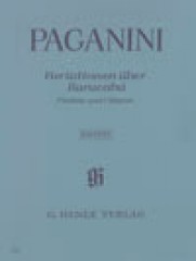 Paganini, Niccolò : 60 Variazioni sul Barucabà op. 14, per Chitarra e Violino. Urtext