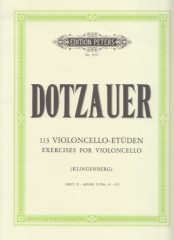 Dotzauer, Justus Johann F. : 113 Esercizi per Violoncello, vol. II