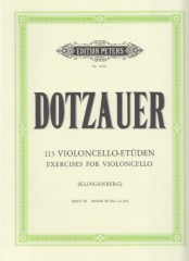 Dotzauer, Justus Johann F. : 113 Esercizi per Violoncello, vol. III