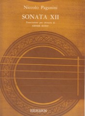 Paganini, Niccolò : Sonata XII, per Chitarra