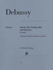 Debussy, Claude : Sonata in re minore, per Violoncello e Pianoforte. Urtext