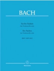 Bach, Johann Sebastian : Six Suites for Violoncello solo BWV 1007-1012. Urtext
